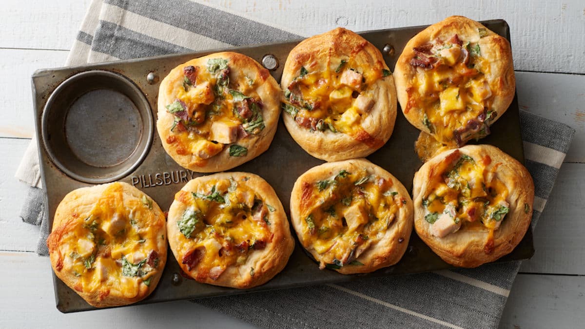 Mini Chicken Bacon Ranch Pot Pies
